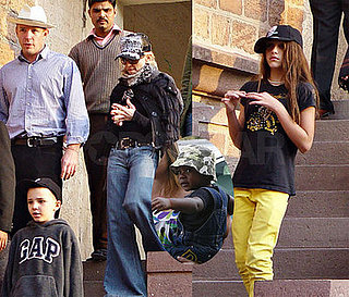 Madonna and Family in India