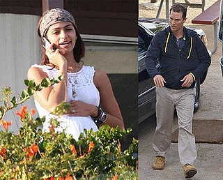 Matthew McConaughey with Pregnant Girlfriend Camila Alves