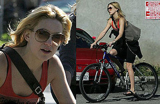 Kate Hudson Goes for a Bicycle Ride on January 20th with Friends