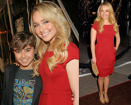 Hayden Panettiere and Jansen Panettiere at the Premiere of the Spiderwick Chronicles
