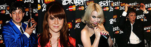 Sugar Bits — The 2008 Brit Award Winners!