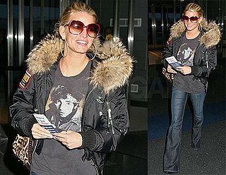 Jessica Simpson at JFK Airport