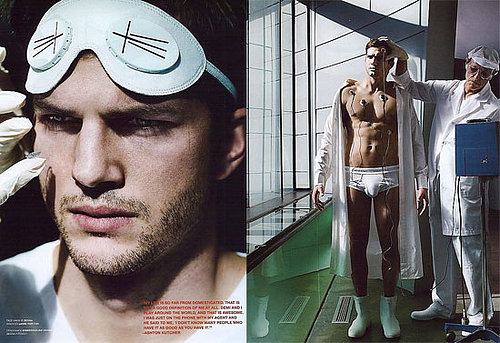Ashton Kutcher For V Man Magazine