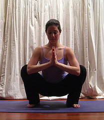 Wide Squat Yoga Pose