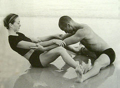 Partner Yoga Pose: Double Straddle 