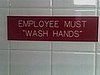 Arby's Employees: Hand Washing Is Optional?