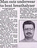 Man Eats Underwear to Beat Breathalyzer