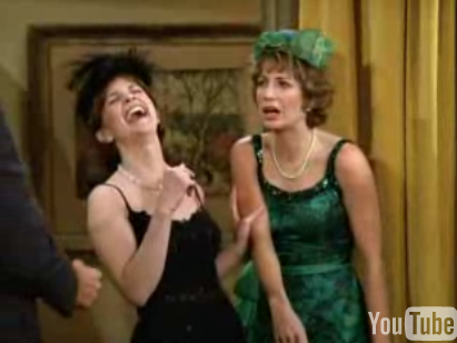 Laverne and Shirley Go to a Cocktail Party