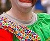 Scary Clown Hams It Up
