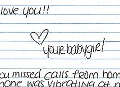 Babygirl Writes Babyboy a Love Letter Babygirl Writes Babyboy a Love Letter