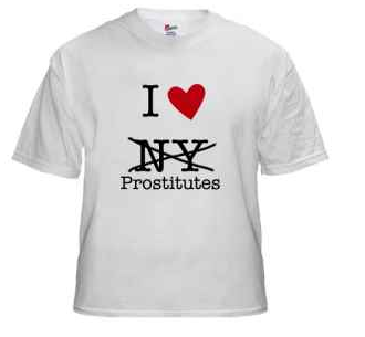 I Love NY T-Shirt (Eliot Spitzer Version)