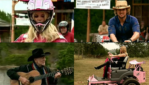 Jessica Simpson, Owen Wilson, Luke Wilson, Woody Harrelson Star In Willie Nelson's "You Don't Think I'm Funny Anymore" Video