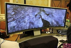 CES 2008: The Alienware Curved Monitor For Video Game Fanatics