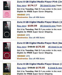 How Low Can the 8GB Zune Go? 