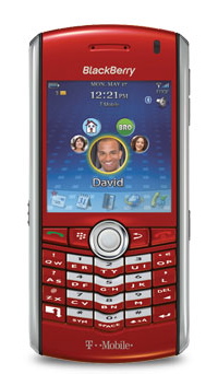 Red BlackBerry Pearl Red BlackBerry Pearl