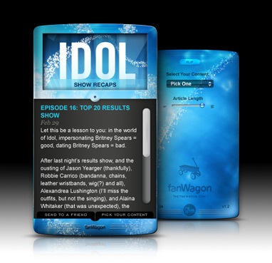 American Idol Dashboard Widget