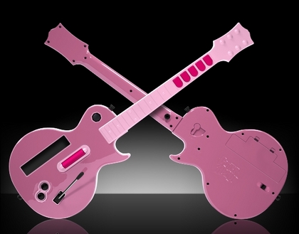 Guitar Hero Guitars — Now In Pink! 