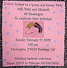 Come Party With Me: Little Girl's Birthday — Invite
