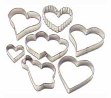 Heart-Shaped Cookie Cutters Heart-Shaped Cookie Cutters