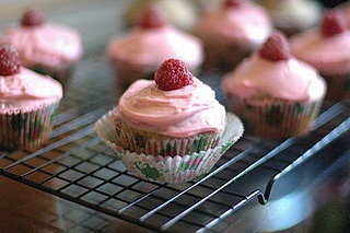 An Edible Floral Arrangement — Rose and Poppy Seed Cupcakes