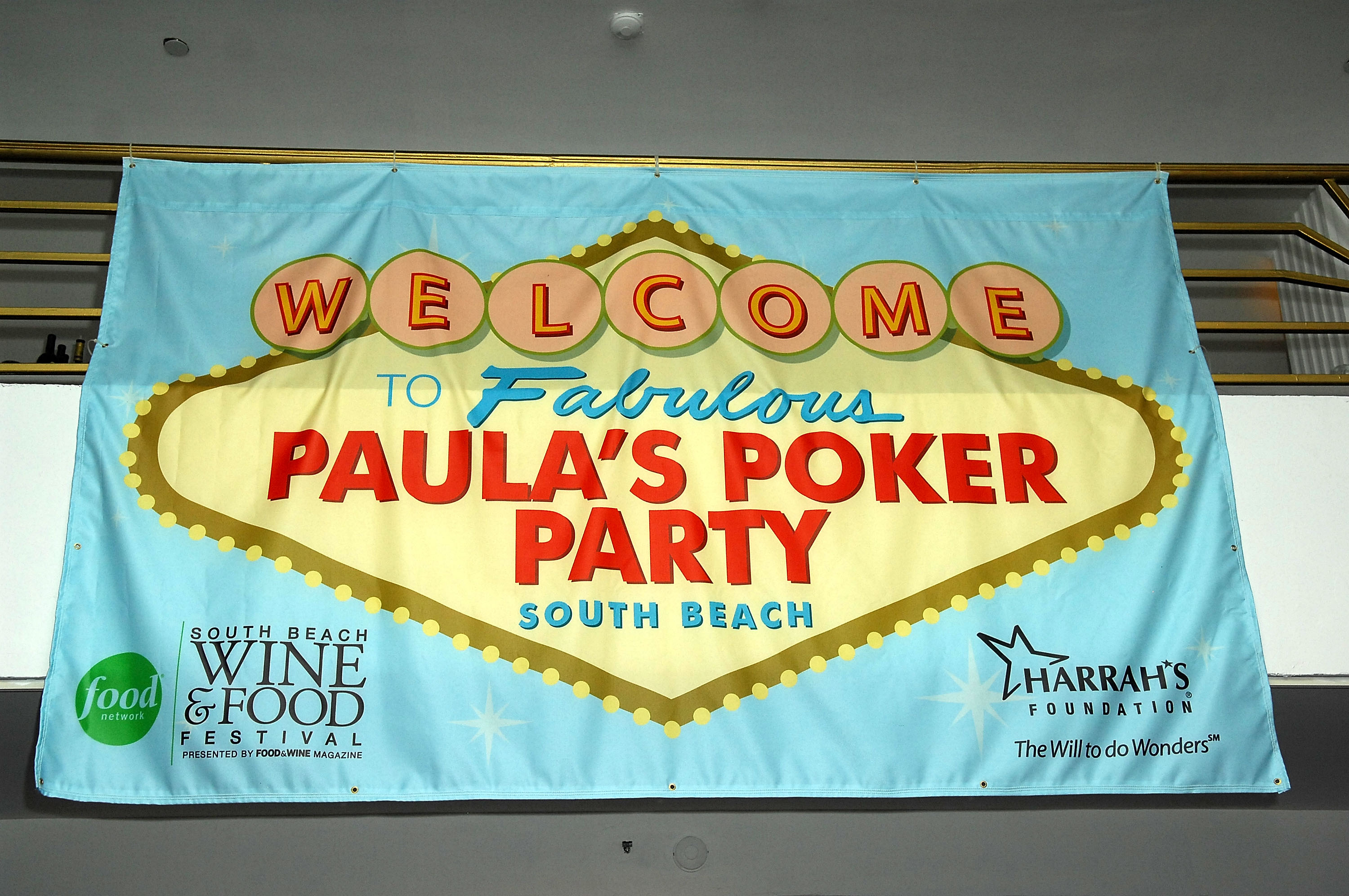 Paula's Poker Party at The South Beach Wine & Food Festival Paula's Poker Party at The South Beach Wine & Food Festival