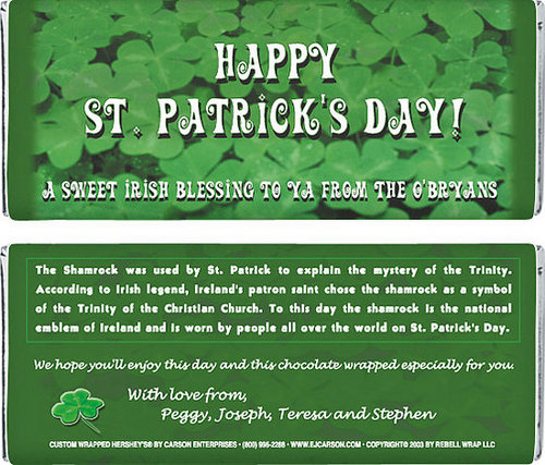 St. Patrick's Day Wrapped Chocolates St. Patrick's Day Wrapped Chocolates