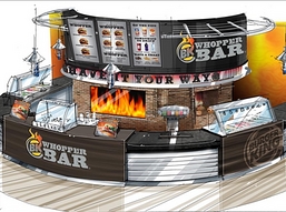 Burger King to Open Line of Whopper Bars