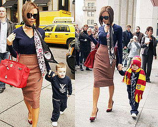 Victoria and Cruz Are Scarf and Shopping Buddies