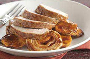 Fast & Easy Dinner: Maple Pork and Sweet Potatoes