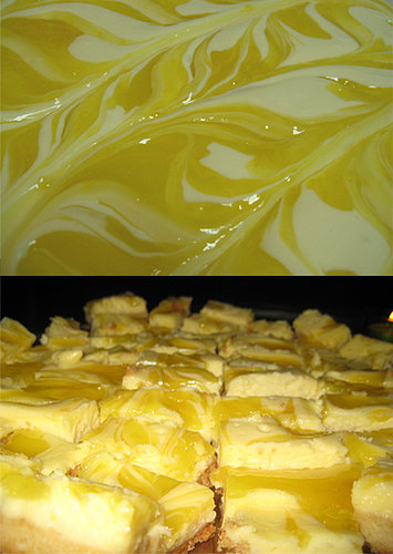 A Delicious Dessert: Lemon Ripple Cheesecake