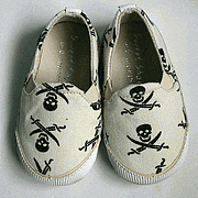 As Seen On: Shiloh Jolie-Pitt's shoes! Skull Slip-On - Shoes   Slippers