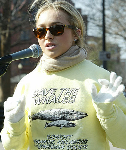 The Scoop: Hayden Wants to Save the Whales Again!