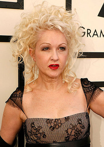 Cyndi Lauper's Hair and Makeup at the 2008 Grammys