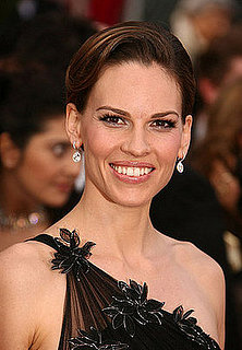 Hilary Swank at the Oscars: hair and makeup