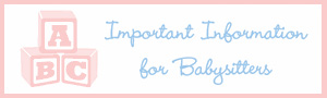 Free Babysitter Chart Download