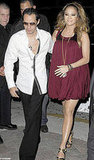 Jennifer Lopez, a very pregnant woman