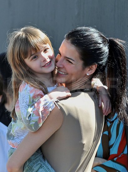 Angie Harmon and her daughter Finley also attended the John Varvatos 6th Annual Stuart House Benefit. Angie Harmon and her daughter Finley also attended the John Varvatos 6th Annual Stuart House Benefit.