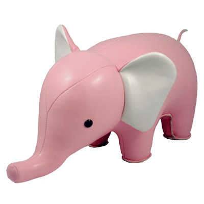 Pink Elephant Bookend Pink Elephant Bookend