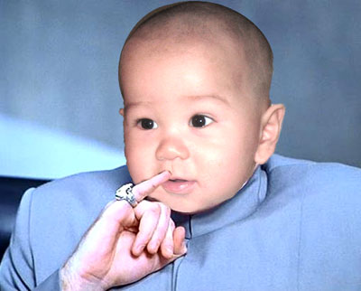 Jack as Dr. Evil. Jack as Dr. Evil.
