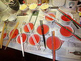 making teacup candles