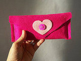 Valentine's candy bar cozy