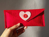 Valentine's candy bar cozy