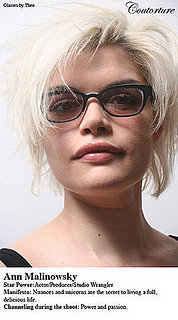 Ann Malinowski in glasses by Theo