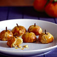 tangerine pie—caramelized pineapple turnovers