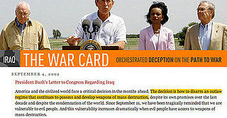 Database of Statements Leading to Iraq War