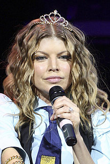 Fergie in tiara in Atlantic City