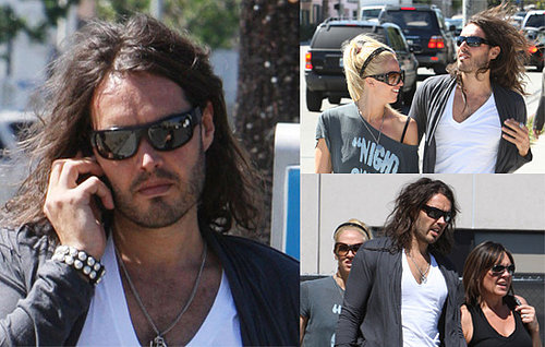 Russell Brand Does Some Shopping In Los Angeles