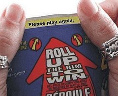 Roll Up The Rim to Win....