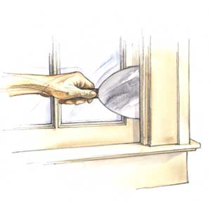 Casa Quickie: Liberating Painted Shut Windows
