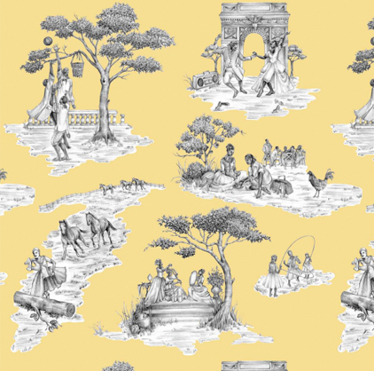 Guess Who Designed This Toile Wallpaper? Guess Who Designed This Toile Wallpaper?